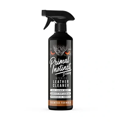 Image of Primal Instinct Car Leather Cleaner Restores &amp; Conditions Seats, Dashboards and Trim, 500ml