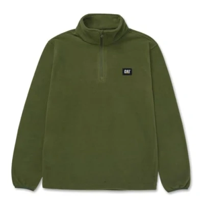 Image of CAT Workwear Mens Microfleece Quarter Zip Fleece Jacket