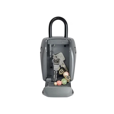 Image of MASTER LOCK High Security Portable Key Safe with Shackle, Medium 105 x 188 43 mm, Outdoor, for Home Office Industries Vehicles