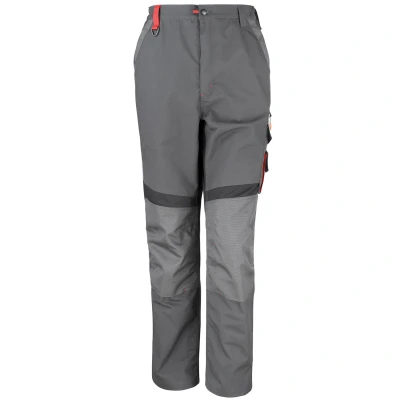 Image of Result R310X Regular Work Guard Technical Trousers Grey/Black, 2X Large/Size 40