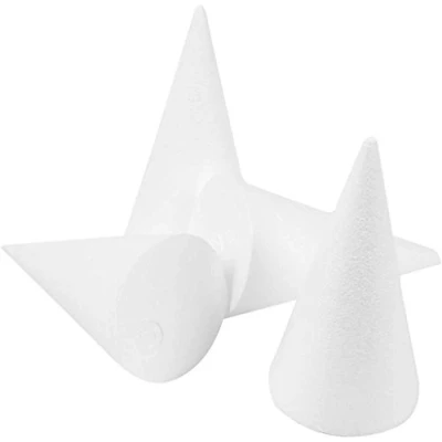 Image of Cone 14.5x6cm 25pcs white