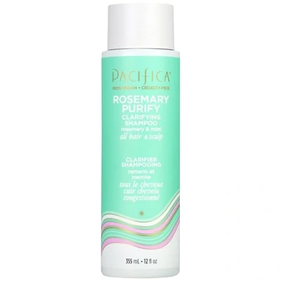 Image of Pacifica Beauty, Rosemary Purify Invigorating Shampoo, Soothing Mint, Detox Scalp and Hair from Product Buildup &amp; Excess Oil, Sulfate Free, Silicone Vegan Cruelty Free
