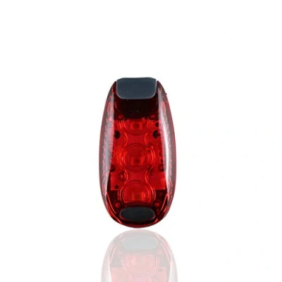 Image of clip on lights for running scooter light micro red bike kids led 3ledrot,freesize