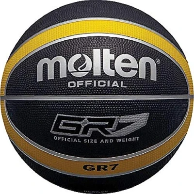 Image of Molten BGR Basketball Black/Yellow 5