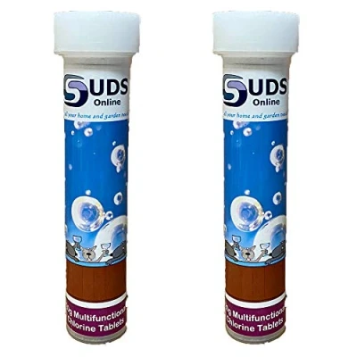 Image of SUDS ONLINE 20 x 20g Multifunction Chlorine Tablets Swimming Pool Hot Tub Spa