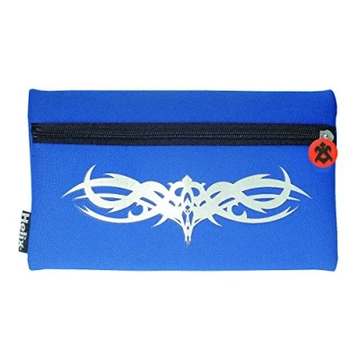 Image of Helix Cross Culture Tribal Design Neoprene Pencil Case Blue