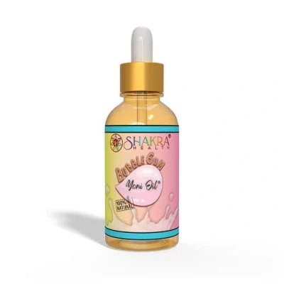 Image of Yoni Oil Bubble Gum 30ml Body Massage Oil: Balance PH, Freshen Smell, Moisturising for Dry &amp; Itchy Skin. Vegan, Organic
