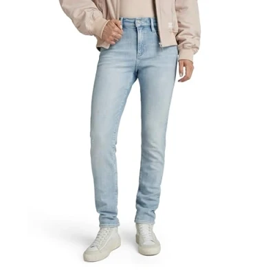 Image of G Star Women&#039;s Ace 2.0 Slim Straight Jeans, blue (sun faded mirage D23638 D441 G316), 28W / 32L