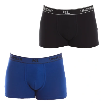 Image of Kisses&amp;Love Mens Pack 2 Breathable fabric boxers with anatomical front KL2014 men Multicolour Cotton Size 2XL