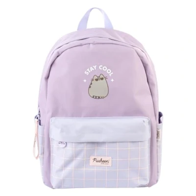 Image of Grupo Erik Pusheen Backpack 42 x 29 20 cm / 16.15 11.4 7.9 inches 25 L Bag With Trolley Sleeve Strap School Rucksack For Gifts Cat