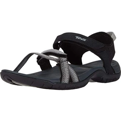 Image of Teva Women&#039;s Verra Hiking Open Toe Sandals, Black Antiguous Multi, 6.5 UK