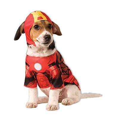 Image of Rubie&#039;s Official Iron Man Pet Dog Costume Halloween