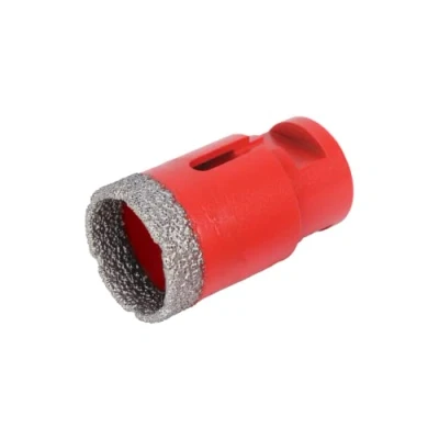Image of RUBI 4912 Dry Drilling in Ceramic, Porcelain, Natural Stone and Other Material Operating Speed 14,000 r.p.m DRYGRES Drill BIT Ø1 3/8&quot; (35 MM.), Metallic Silver