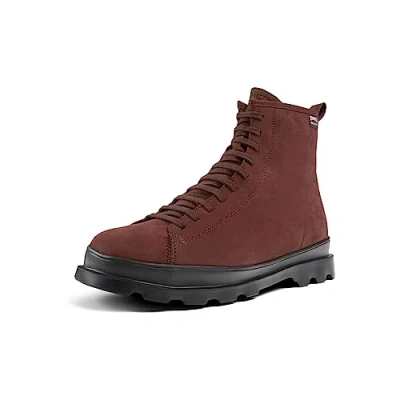 Image of Camper Men&#039;s Brutus K300485 Ankle Boot, Burgundy, 5.5 UK