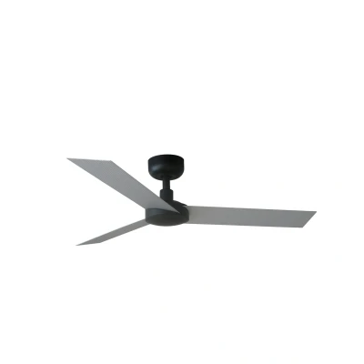 Image of Cruiser Small 3 Blade Ceiling Fan Matt Black, Aluminium Wiz Smart System