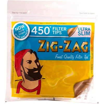 Image of Zig Zag Ultra Slim Filter Tips 450 Pack