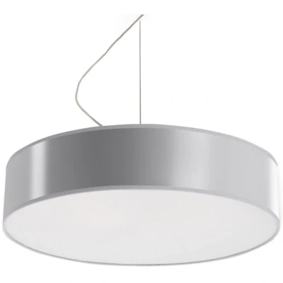 Image of Arena 3 Light Round Ceiling Pendant Silver, E27