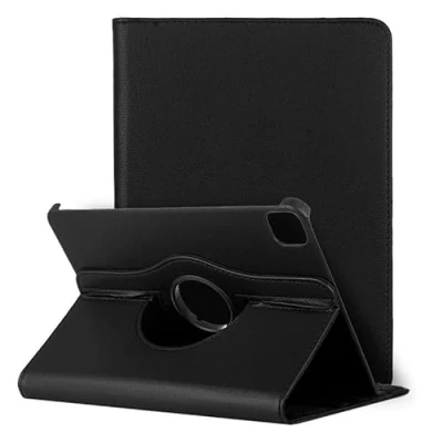 Image of Cool Case for iPad Pro 12.9&quot; (2020/2021) Rotating Black Leatherette