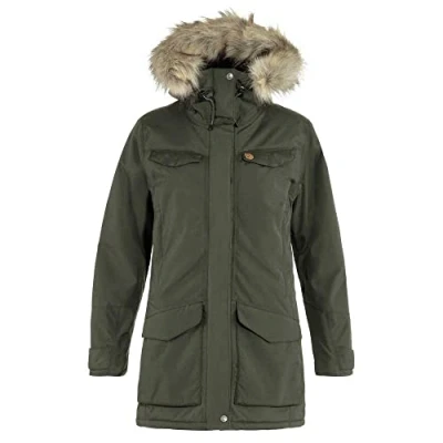 Image of Fjallraven 86369 662 Nuuk Parka W Jacket Women&#039;s Deep Forest Size XL