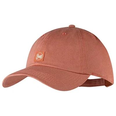 Image of Buff Adults Solid UPF 50 6 Panel Lightweight Running Baseball Cap Hat Orange