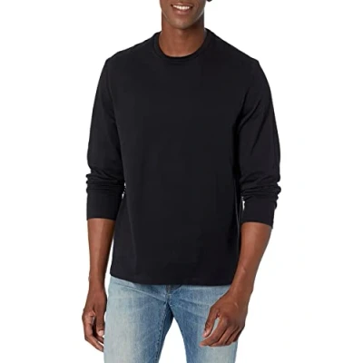 Image of Amazon Essentials Men&#039;s Regular Fit Long Sleeve T Shirt, Black, L