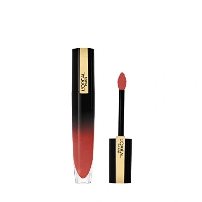 Image of L&#039;Oreal Paris Brilliant Signature High Shine Colour Orange Red Lip Ink 303 Be Independent
