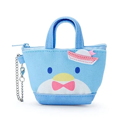 Image of Sanrio 606022 Tuxedo Thumb Mini Tote Bag Shaped Mascot Holder