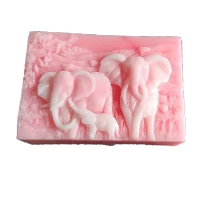 Image of LC Elephant Silicone Moulds Handmade Soap Molds Mould DIY Mold
