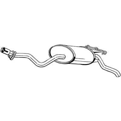 Image of 2014902615 Rear silencer BOSAL 279 349