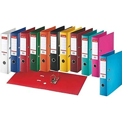 Image of Esselte Lever Arch File a4 Capacity 320 350 Sheets Black