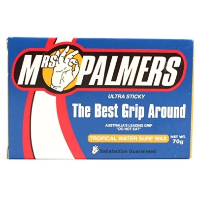 Image of Mrs Palmers Tropical Water Surfboard Wax 2 x 70g Blocks