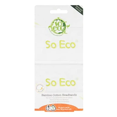 Image of So Eco Bamboo &amp; Cotton Headband Duo, White