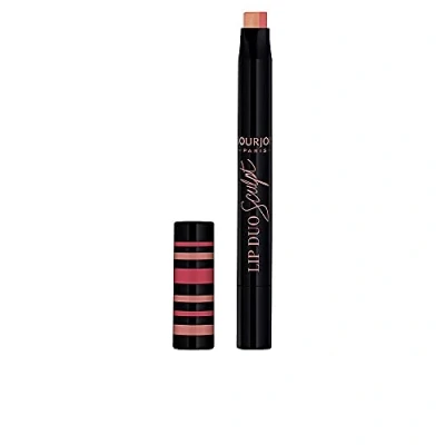 Image of Bourjois Sweet Duo Lipstick, Number 02, Peach Shake, 1 g