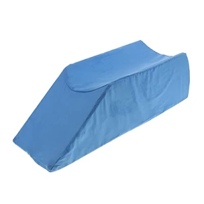 Image of Sharplace Premium Foam Leg Elevator Cushion with Washable Cover, Support and Pillow, Blue