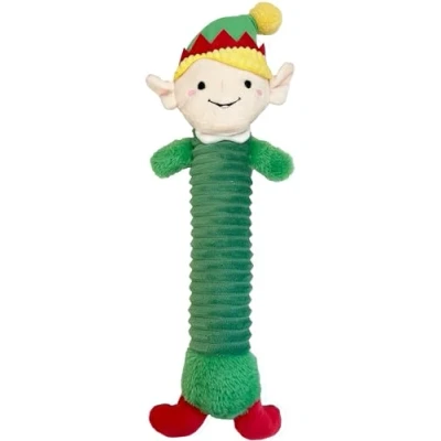 Image of Happy Pet Christmas Plush Dog Toy Range for Small &amp; Medium Dogs (Long Body Elf)