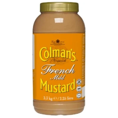 Image of Colman&#039;s French Mild Mustard 2250g x 2