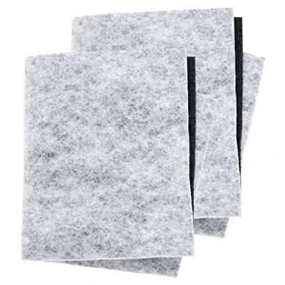 Image of SPARES2GO Universal 2 in 1 Cooker Hood Vent Extractor Grease &amp; Odour Filters (Pack of 2)