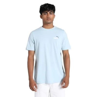 Image of Puma COL Small LOGO Basic Tshirt, Men&#039;s, Size: Medium, Frosted dew