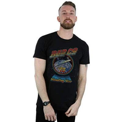 Image of Absolute Cult Bad Company Men&#039;s Shooting Star T Shirt Black Large