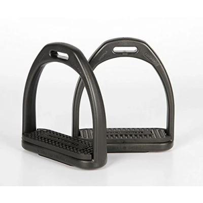 Image of Harry&#039;s Horse Stirrups Compositi Profile Child Black
