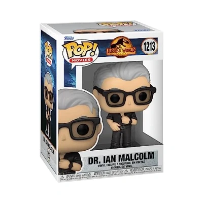 Image of Funko Pop! Movies: JW3 Dr. Ian Malcolm Jurassic Park Collectable Vinyl Figure Gift Idea Official Merchandise Toys for Kids &amp; Adults Movies Fans Model Collectors and Display