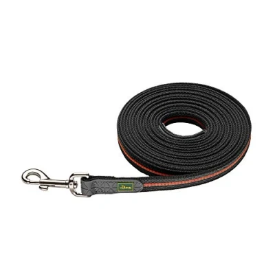 Image of HUNTER Tracking leash Visby Super Grip 20/1000 orange, reflective, floatable