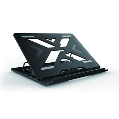 Image of Conceptronic Thana 03B ERGO S Notebook Cooling Pad for up to 15.6 Inches, Ergonomic Height 7 Levels Adjustable, Black