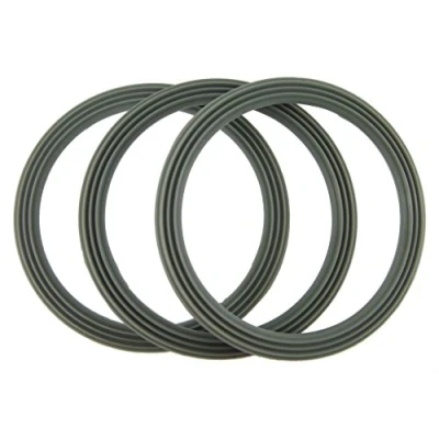 Image of Ufixt Fits Kenwood FP734, FP735, FP905, FP910, FP911 and FP912 Liquidiser Sealing Base Ring Ridged (Pack Of 3)