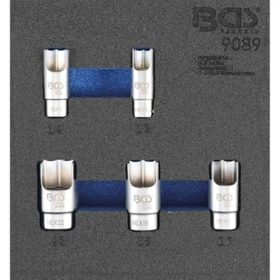 Image of BGS 9089 Tool Tray 1/6: Special Sockets for elbow connectors 5 pcs.
