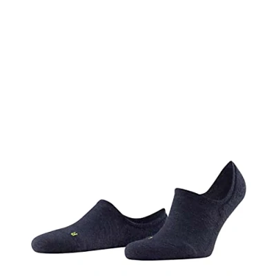 Image of Mens 1 Pair Falke Keep Warm Virgin Wool Trainer Socks Dark Sapphire 11 12.5