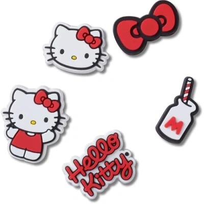 Image of Crocs Jibbitz Hello Kitty 5 PACK Gift, Size: One Size, Multi