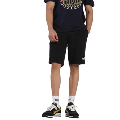 Image of Puma Mens No. 1 Logo 10&quot; Knitted Shorts, Black, XXL EU