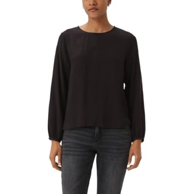 Image of Comma CI Women&#039;s 2145840 Blouse, 9999 Black, 10