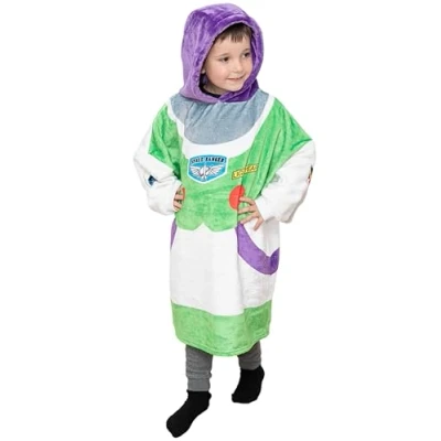 Image of Buzz Lightyear Toy Story Deluxe Oodie/Oversized Blanket Hoodie Poncho 4 5yrs